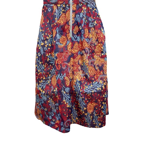 LuLaRoe NEW Women’s XXS Amelia Pleated Jacquard Pockets Fit & Flare Dress Pin-Up - Picture 8 of 16